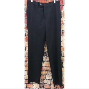 Versace Collection Pinstripe Wool Dress Pants